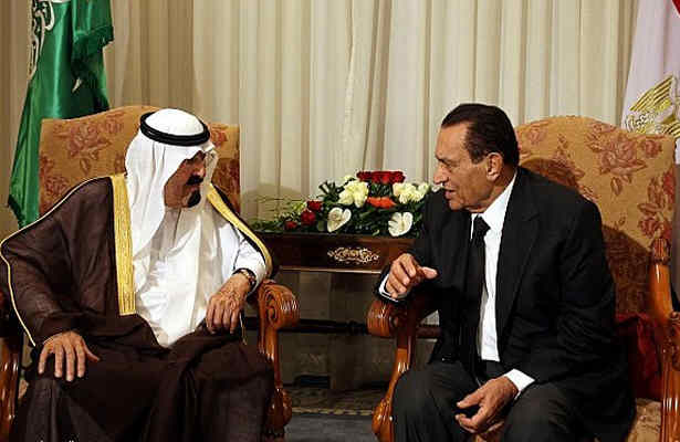 هزينه ميليوني شاه عربستان براي خاندان مبارک
