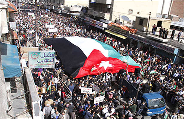 فراخوان 19حزب اردني براي تظاهرات 