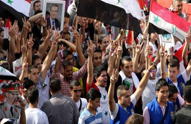تجمع صدها سوری مقابل سفارت ترکیه