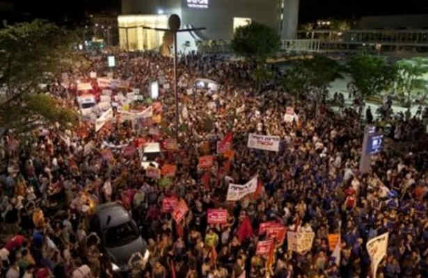 موج اعتراضات بار ديگر تل آويو را فرا گرفت