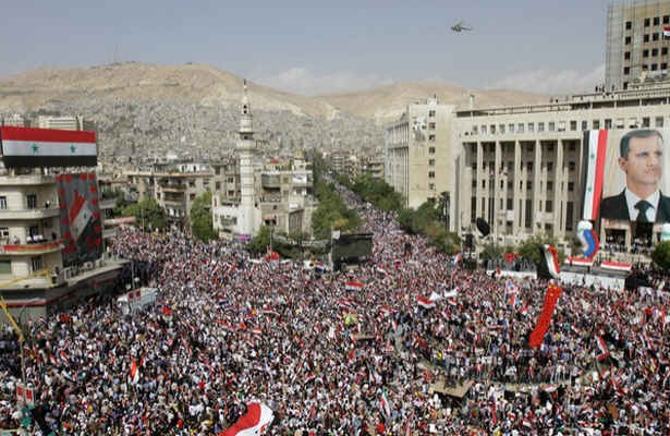 تظاهرات میلیونی سوری‌ها در حمایت از اصلاحات