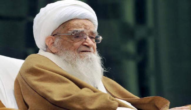 آية الله صافي يدين الجرائم بحق الشعب البحريني 