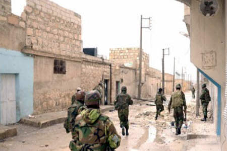 كنترل ساختمان هاي دولتي در حلب توسط ارتش