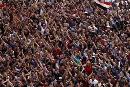 تظاهرات میلیونی در پایتخت مصر