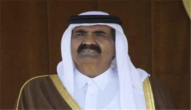 امير قطر المنقلب على ابيه يدعو لتدخل عسكري بسوريا