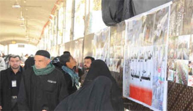 شباب ثورة البحرين يقيمون معرضا مصورا بكربلاء 