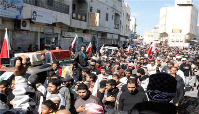 الامن يعتدي على المحتجين بمناطق في البحرين