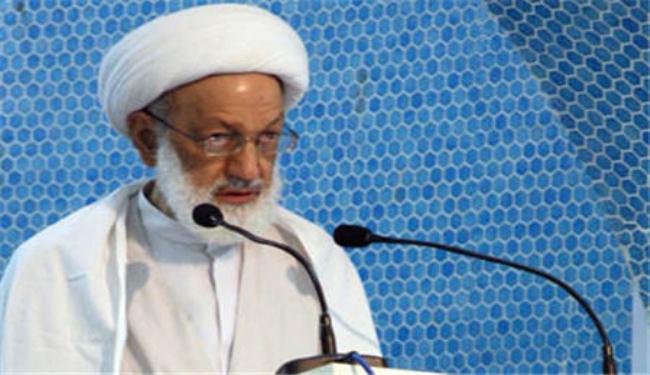 عيسى قاسم يؤكد سلمية الاحتجاجات بالبحرين