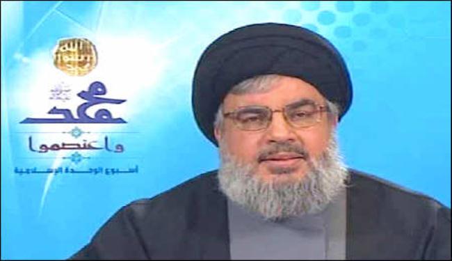  نصر الله يحذر من مؤامرات العدو الرامية لتشتيت الشعوب 