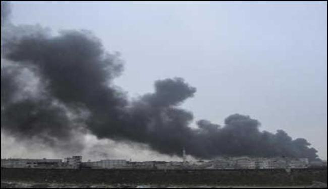 مسلحون يفجرون خطا لنقل الوقود  في حمص