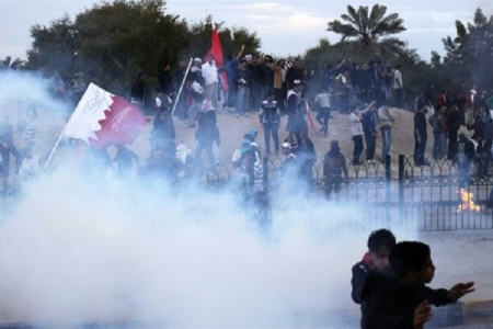 رسیدن چند بحرینی به میدان اللؤلؤه