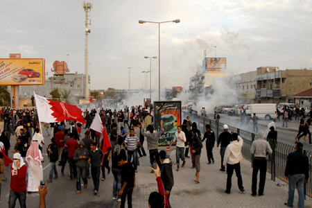 بحرینی‌ها به میدان اللؤلؤه رسیدند