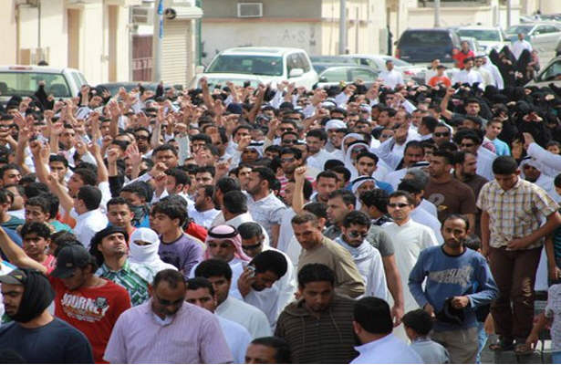 ادامه تظاهرات درقطیف علیه رژیم سعودی