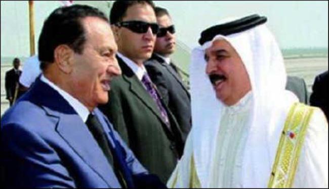 ملك البحرين يقطع صلته بمبارك وشرم الشيخ