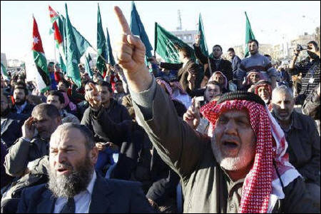 راهپیمائی ضد دولتی در اردن