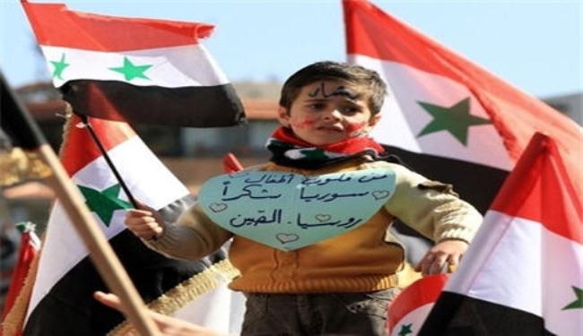 السوريون يؤيدون الدور الروسي خلال الازمة ببلادهم