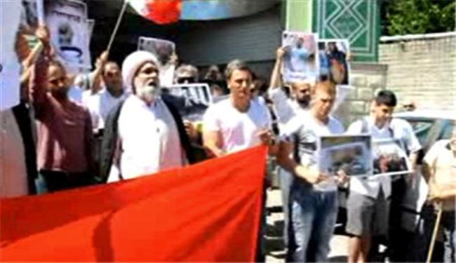 الجالية المسلمة باستراليا تتظاهر تأييدا لشعب البحرين