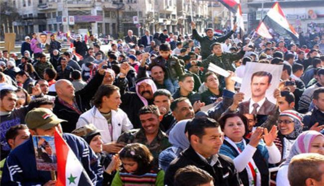 تجمع بالسبع بحرات بسوريا يرفض التدخل الخارجي