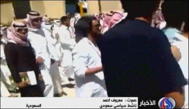  الاعتداء على المتظاهرين هو طبيعة الحكومة السعودية 