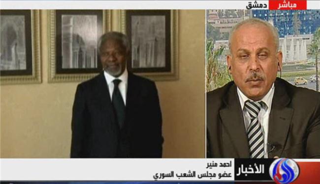 الغرب فشل في سوريا وأراد مخرجا عبر أنان