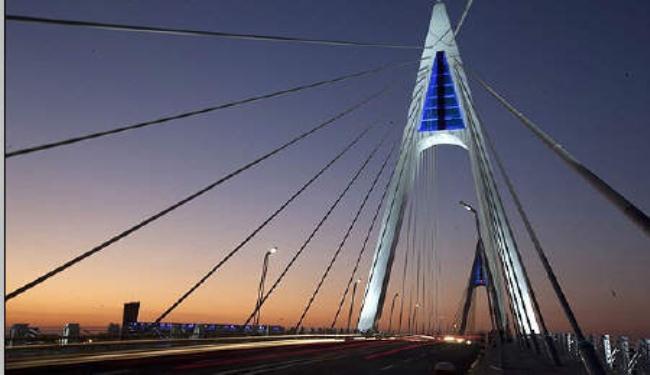 افتتاح اكبر جسر معلق في الشرق الاوسط