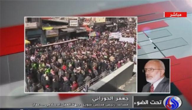 النظام الاردني لا يعترف بالحراك الواسع للشعب