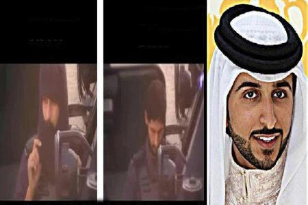 لو رفتن تصاویر مشارکت پسر شاه بحرین درسکوب مردم