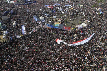 تظاهرات مصری ها در اعتراض به نامزدی سلیمان