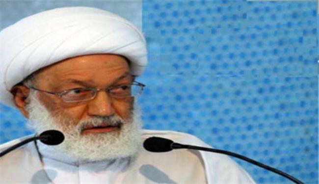 عيسى قاسم يدعو السلطات الى نبذ العنف خلال معالجتها الازمة