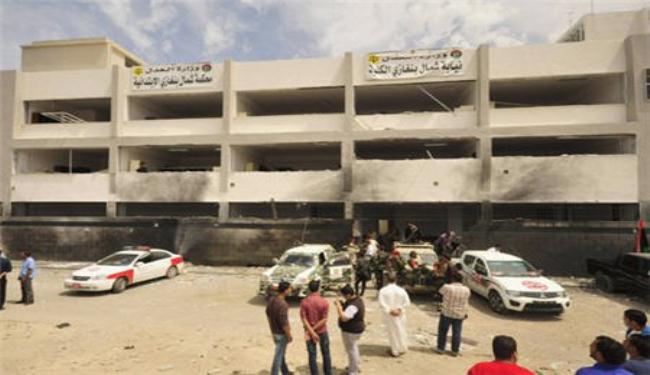 عبوة ناسفة تستهدف محكمة بنغازي في ليبيا
