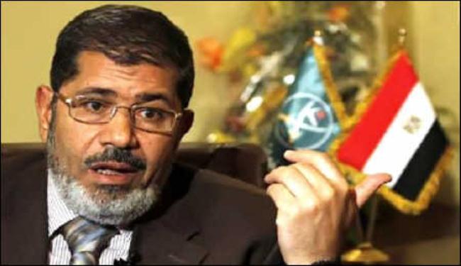 مرسي: ولائي سيكون لكل المصريين ولا اتلقى اوامر