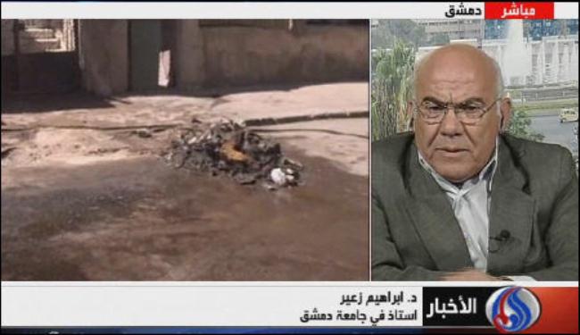 اكاديمي: تفجيرات دمشق محاولة لافشال خطة انان