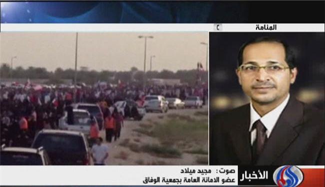 النظام البحريني يريد جر الثوار الى العنف 