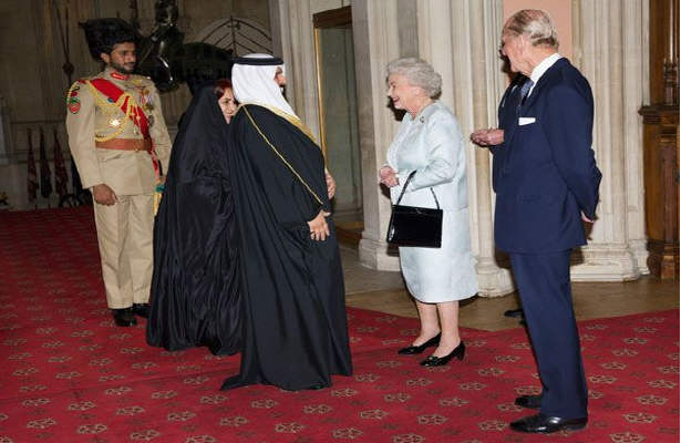 ستایش شاه بحرین از ملکه انگلیس