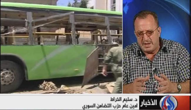 سياسي سوري يحذر من تفاقم الصراع الدموي في بلاده
