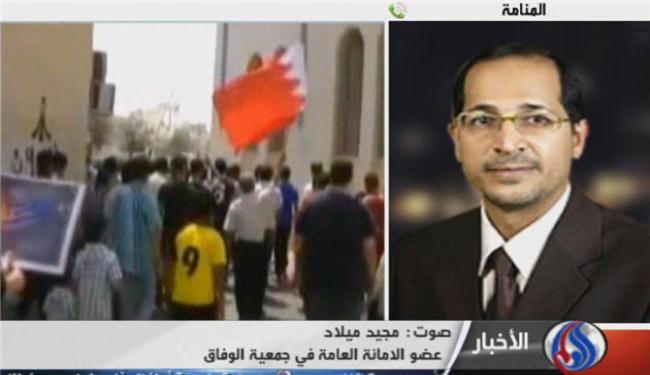 قيادي بالوفاق: المنامة ضاقت ذرعا بسلمية وصمود المحتجين