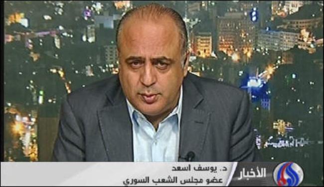 برلماني سوري : الشعب يريد حسما عسكريا للازمة 
