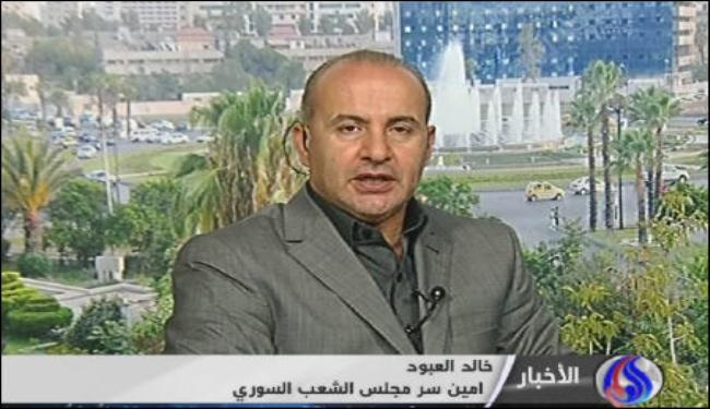 نائب سوري: دمشق لن تكون وحيدة اذا تعرضت لعدوان