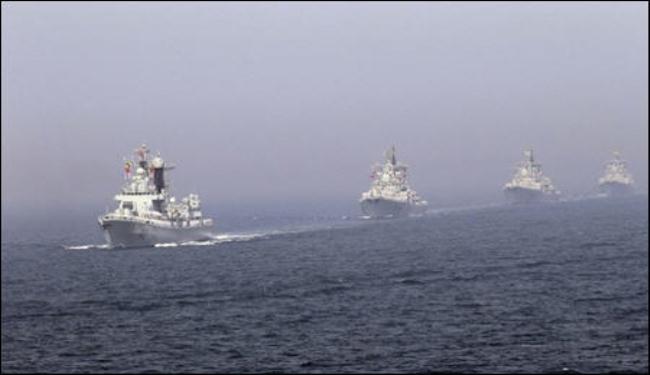 أكبر تجمع للأسطول الروسي والصيني قرب سوريا