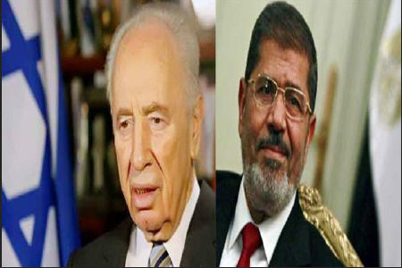 مرسی: نامه به شیمون پرز نفرستاده ام
