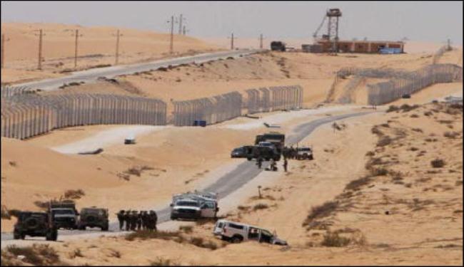 تبادل اطلاق نار بين مسلحين وجنود اسرائيليين بسيناء