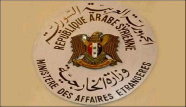 دمشق تكشف دعم بعض الدول للجماعات المسلحة بسوريا