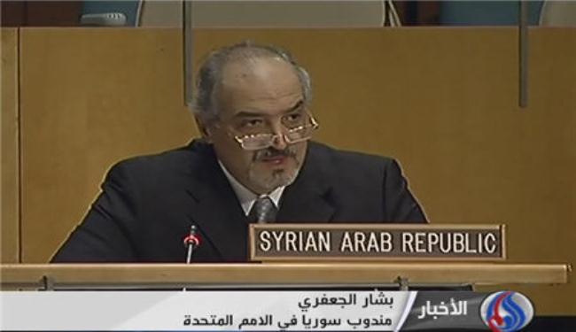 سوريا: مشروع القرار صدر من انظمة استبداية تقمع شعوبها