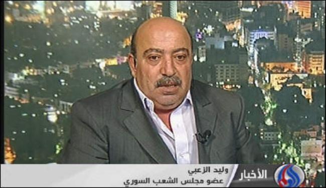 برلماني سوري يشيد بمبادرةايران لعقد مؤتمر دراسة الازمة السورية