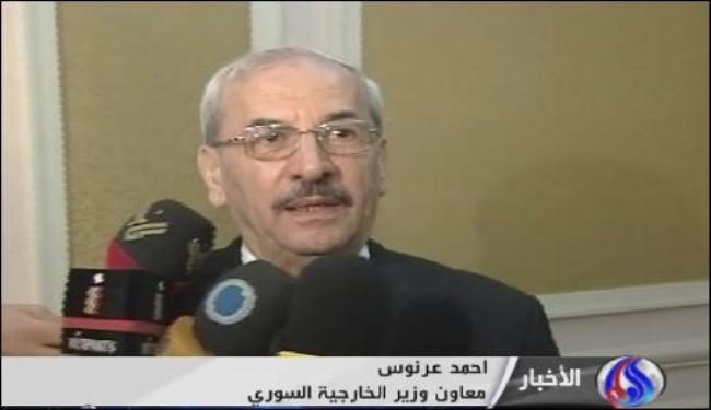 تأكيد سوري لاهمية التنسيق والتشاور مع ايران لمواجهة المؤامرة