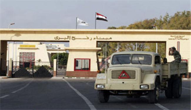 مصر تقرر فتح معبر رفح في اتجاه واحد