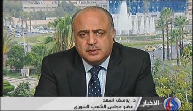 نائب بالبرلمان : سوريا لا تتوقع اي خير من السعودية