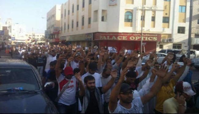 تشييع شعبي كبير لشهيد يوم القدس في البحرين