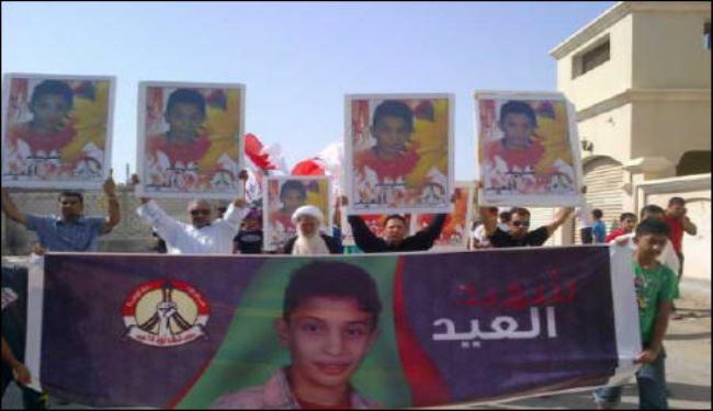 الحداد على ارواح الشهداء يطغى على اجواء العيد بالبحرين