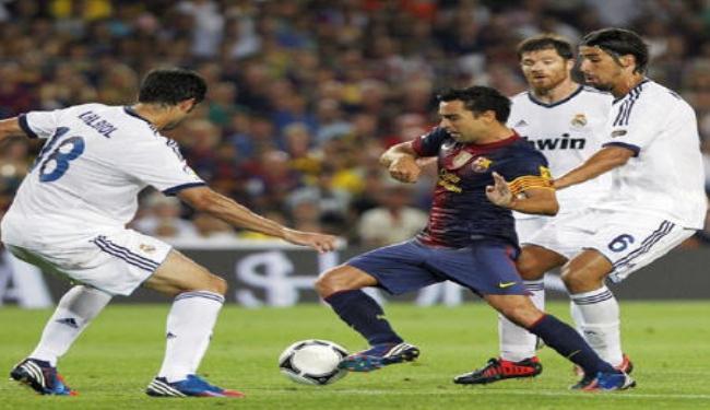 فوز برشلونة على ريال مدريد في ذهاب كأس السوبر الاسبانية